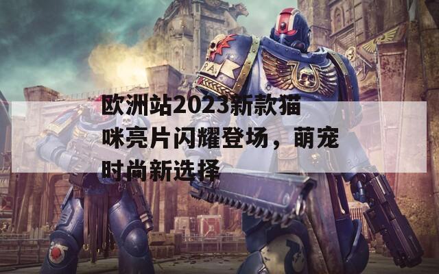 欧洲站2023新款猫咪亮片闪耀登场，萌宠时尚新选择