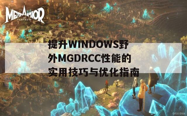 提升WINDOWS野外MGDRCC性能的实用技巧与优化指南