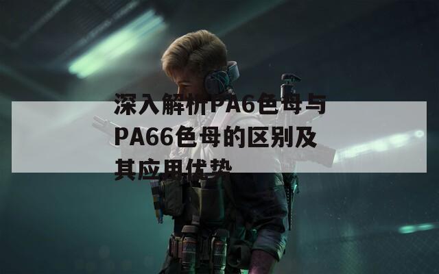 深入解析PA6色母与PA66色母的区别及其应用优势