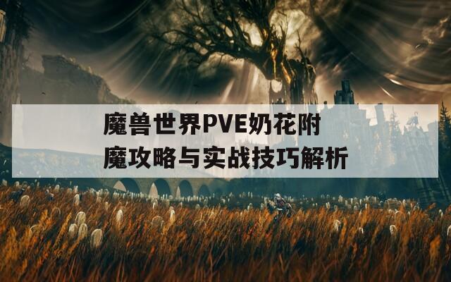 魔兽世界PVE奶花附魔攻略与实战技巧解析