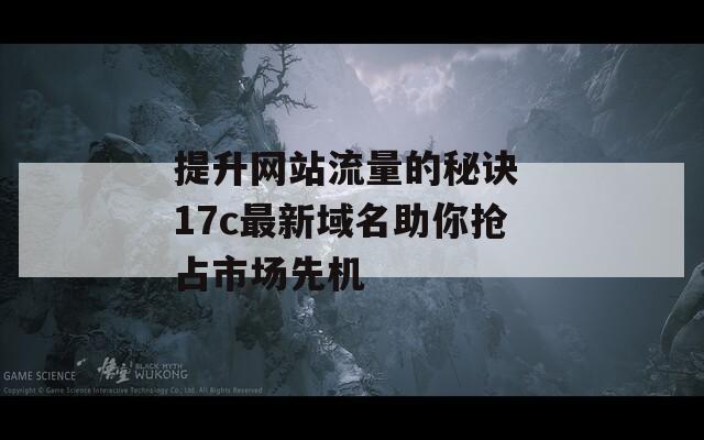 提升网站流量的秘诀 17c最新域名助你抢占市场先机